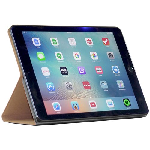 Tablette Housse iPad 8ème Génération Coque, iPad 10.2 (2020) Étui à Rabat  Durable PU Cuir Antichoc Pochette Coque -Rgold