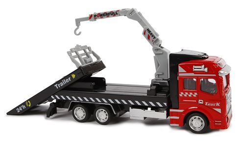 2-Play transporteur de voitures, 19 cm rouge