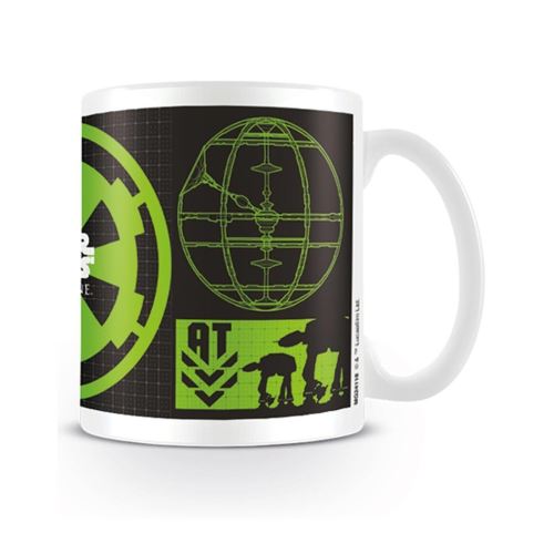 Star Wars - Mug officiel Rogue One EMPIRE (Taille unique) (Blanc) - UTNS4936