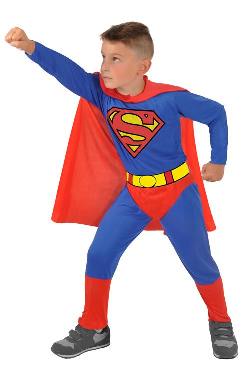 DC Comics costume de Superman garçons rouge/bleu 3 pièces