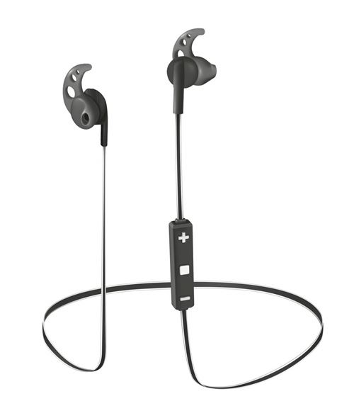 Trust Urban Sila - In-ear hoofdtelefoons met micro - inwendig - Bluetooth - draadloos - ruisisolatie - zwart, wit
