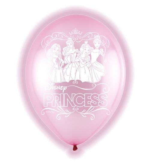 Amscan ballons avec éclairage LED DisneyPrincesse 28 cm