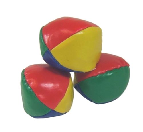 Set de 3 balles de jonglage - jonglerie / cirque - jeu d'adresse plein air