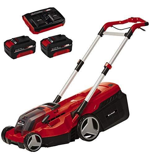 Einhell - Tondeuse À Gazon Sans Fil Rasarro 36/38 (Lithium-Ion, Réglage Centralisé De Hauteur De Coupe À 6 Positions, Avec 2X 4.0 Ah Power-X-Change - Image 5