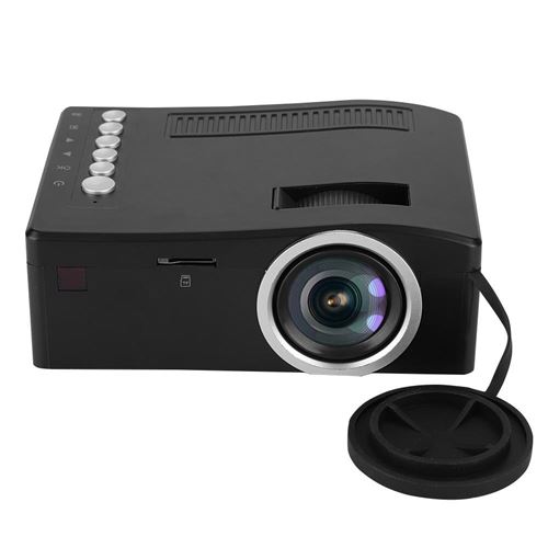 1080P Mini Projecteur Pro Projecteur à LED 15/100 AV / HDMI / USB / TF Projection - Prise UE