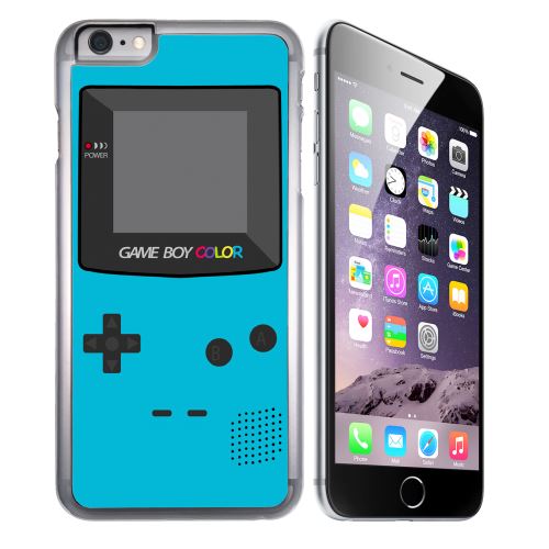Coque pour iPhone 7 game boy color turquoise
