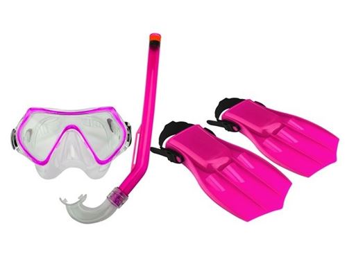 Waimea Masque de plongée junior avec masque/tube respiratoire/palmes