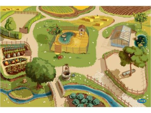 Papo - Tapis de jeu ferme