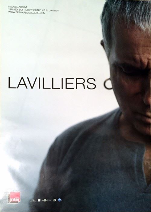 Bernard LAVILLIERS - 40x60 cm - AFFICHE / POSTER