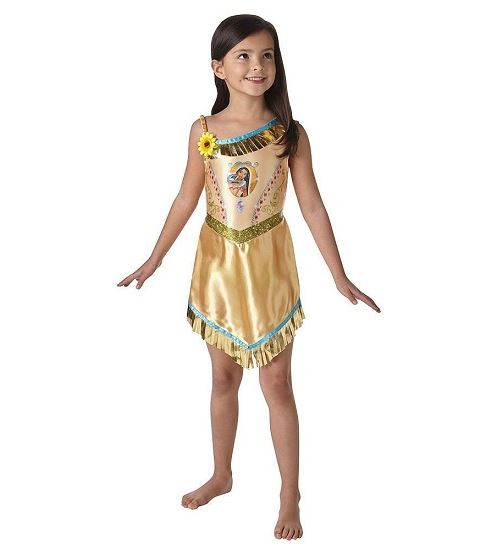 Déguisement pocahontas classique taille 3/4 ans - disney princesses