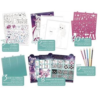 Cahier créatif Nebulous Stars 4 modèles Modèle aléatoire