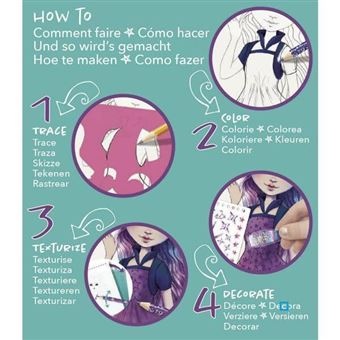 Cahier créatif Nebulous Stars 4 modèles Modèle aléatoire