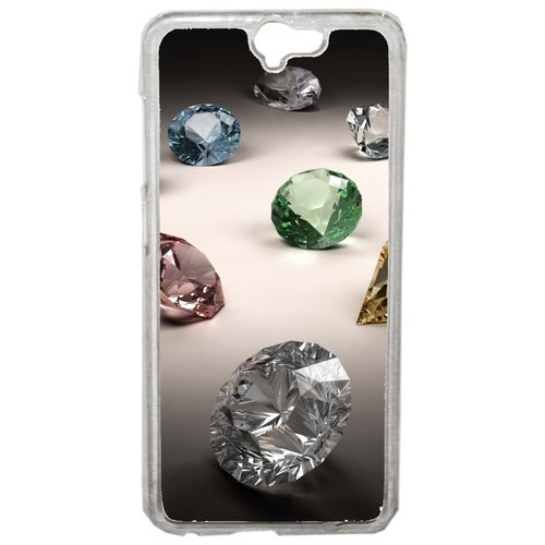 Coque Diamants Compatible Htc One A9 Transparent