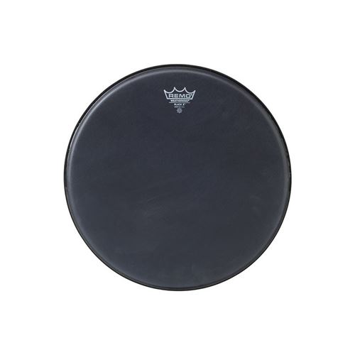 Peau de tom ou caisse claire 13'' - Remo Black Emperor X Sablée renfort noir - BX-0813-10