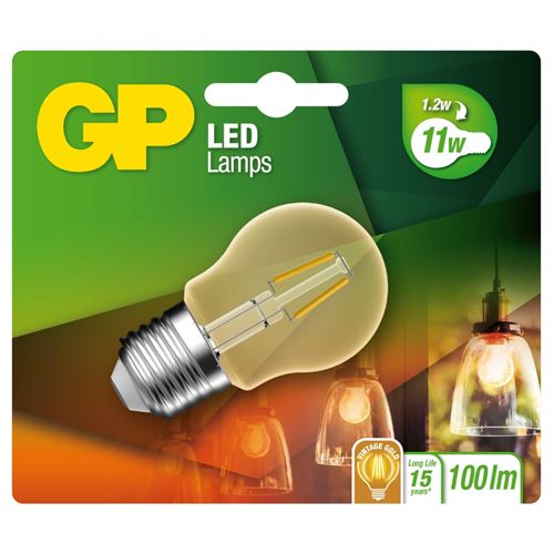 GP éclairage GP Led Vintage Gd P45 1,2w E27