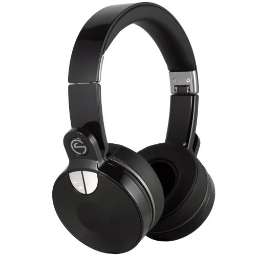 Stereocap - Infini - Casque sans-fil et filaire personnalisable - noir brillant