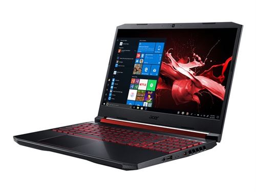  Acer Nitro 5 AN515-54-77NK - Intel Core i7 - 9750H / 2.6 GHz - Win 10 Familiale 64 bits - GF GTX 1650 - 8 Go RAM - 128 Go SSD + 1 To HDD - 15.6"" IPS 1920 x 1080 (Full HD) - Wi-Fi 5 - Noir