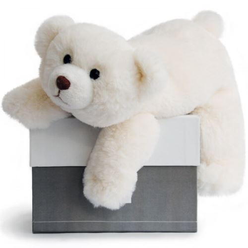 Peluche ours polaire petit modèle snow - histoire d'ours