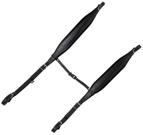 Alpenklang sangles accordéon taille standard pour accordéon basses 96/120 - rouge/brun