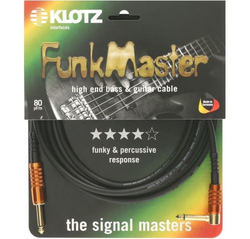 Klotz TM-R0900 Funkmaster câble instrument TM Stevens 9 mètres, droit-coudé
