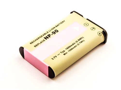 Battery similar CAS NP-90, Li-ion, 3,7V, 1600mAh, 5,9Wh