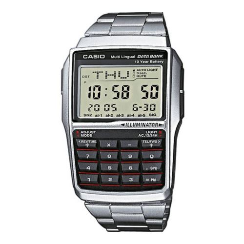 Casio Youth Digital Data Bank 5 Alarme Multi-Lingual DBC-32D-1ADF DBC-32D-1 Montre Homme