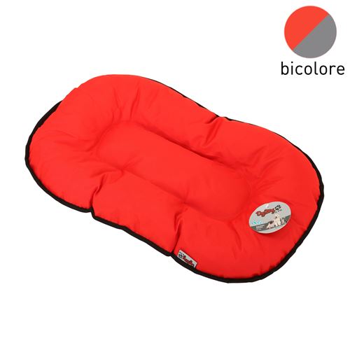 Meilleurs prix pour coussin flocon 87cm bicolore rouge/gris