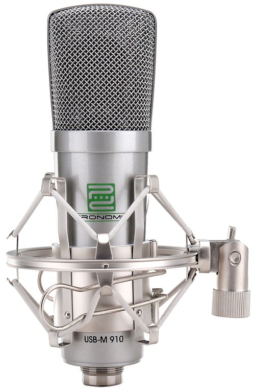 Pronomic USB-M 910 microphone condensateur set complet incl. trépied,  filtre antipop & micscreen - Microphone - Achat & prix