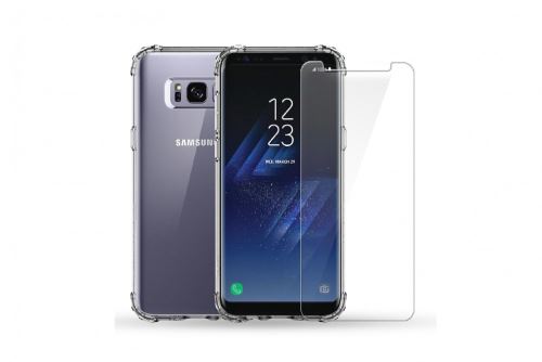 Ibroz Clear Case et Verre trempé pour Samsung Galaxy S8