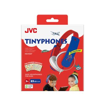 JVC - Casque Enfant Sans-fil Tinyphones avec limitateur de volume -  Rose/Mauve