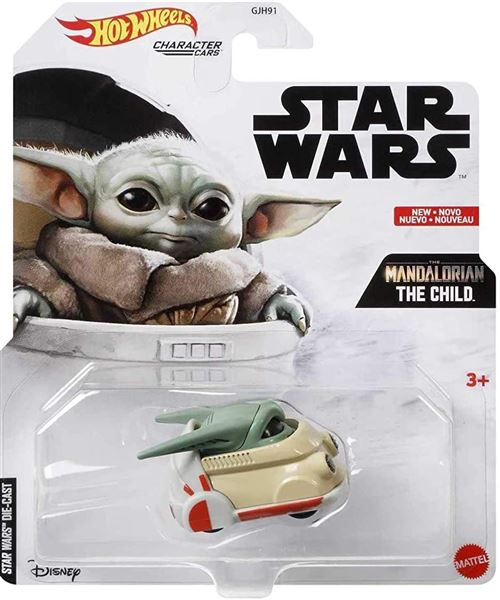 Hot Wheels Star Wars - character cars - Voiture métal 1/64 - The child / baby yoda
