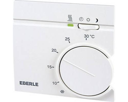 Eberle 121 1704 51 100 RTR 9726 Thermostat, Reliable, Pure White