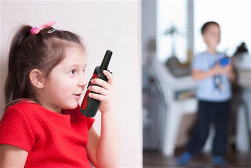 3 Talkies-walkies pour Enfants Rouge/Blanc/Bleu - Tutete