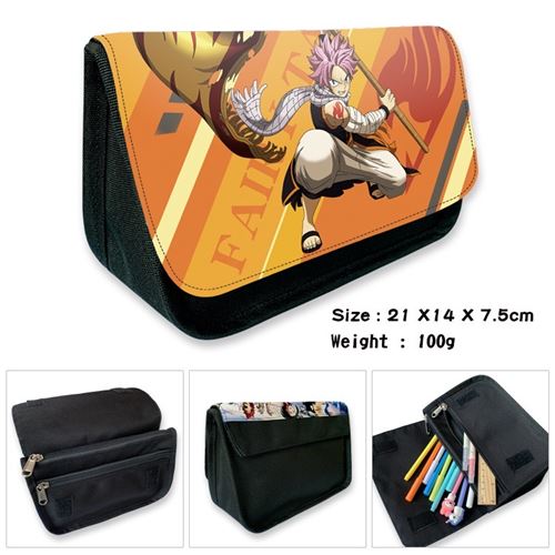 Trousse à crayon Fairy Tail pour Garçon et Filles (PC5686) 21x14x7.5 cm Multicolore