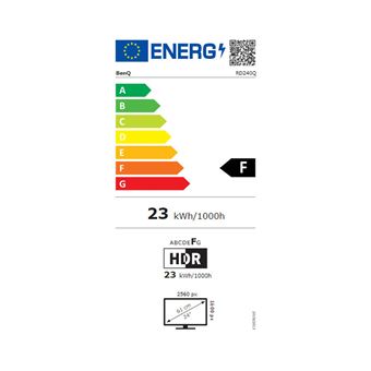 Ecran PC BenQ RD240Q 24.1" LED IPS WQHD HDR10 USB-C