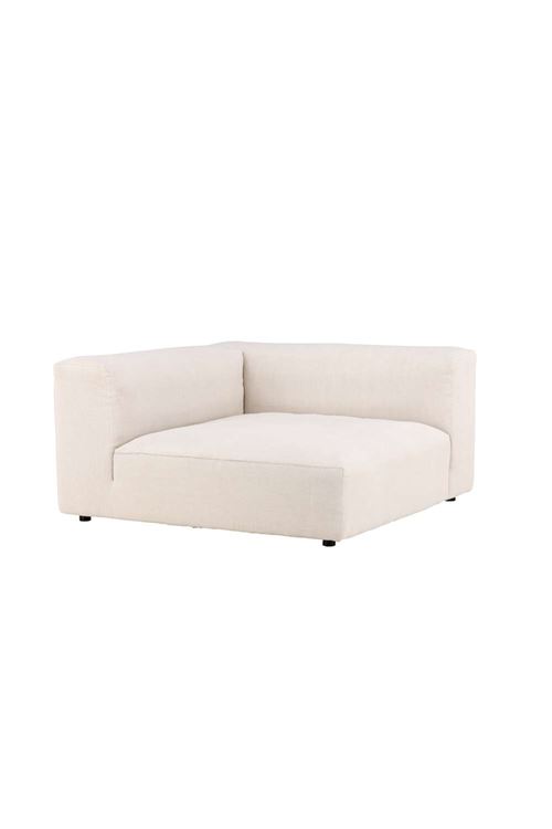 Generique Beige Canape Droit En.casa 3 Places En Lin 135 X 135 X 70 Cm - Image 3