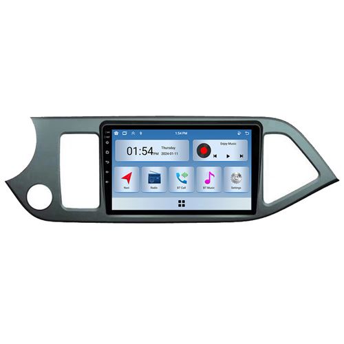 Autoradio RoverOne® Bluetooth CarPlay 2 Din 6Go RAM 128Go ROM pour Kia Morning 2 picanto 2011-2017