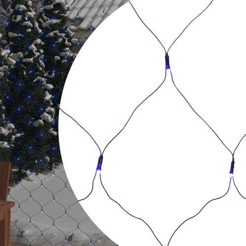 Non Communiqué Bleu Vidaxl Filet Lumineux De Noël Guirlande Lumineuse Ornement De Noël Décoration De Vacances De Noël Salon 3X3 M 306 Led Intérieur/Extérieur