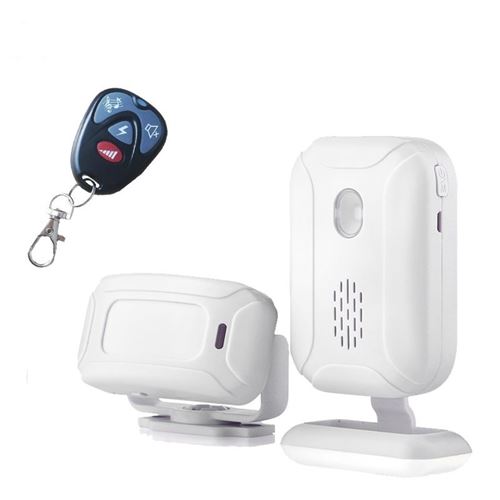 Pack Sonnette de porte Sans fil + Capteur de mouvement infrarouge + Télécommande HDME - Sonnette d'ouverture de porte, pour magasin bureau maison