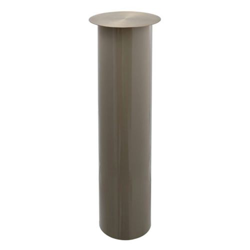 Non Communiqué Bougeoir De Sol "Colby" 70Cm Taupe & Or
