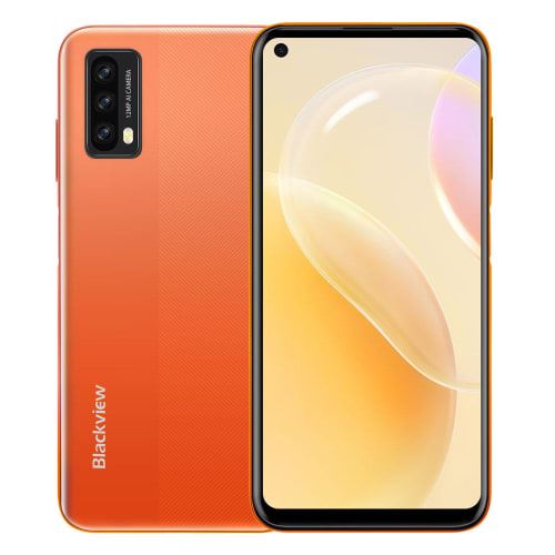 Smartphone Blackview A90 6.39 Pouces HD MediaTek Octa-Core 4Go 64Go Android 11 Orange