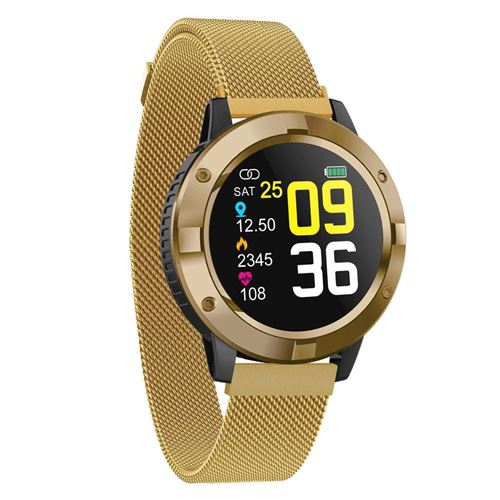 Montre Connectée Chronus Q10 Bluetooth-Brun-Chronus