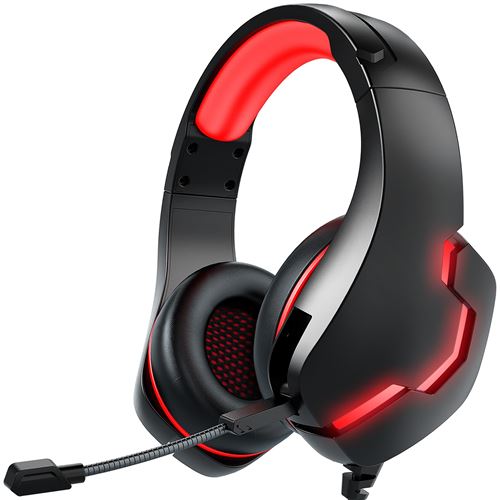 Casque Filaire J10 Rouge