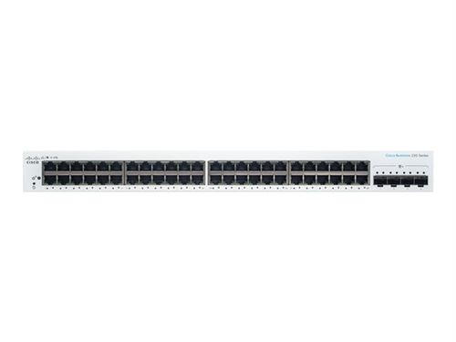Cisco Business 220 Series Cbs220-48T-4X - Commutateur - Intelligent - 48 X 10/100/1000 + 4 X Sfp+ 10 Go (Liaison Montante) - Montable Sur Rack