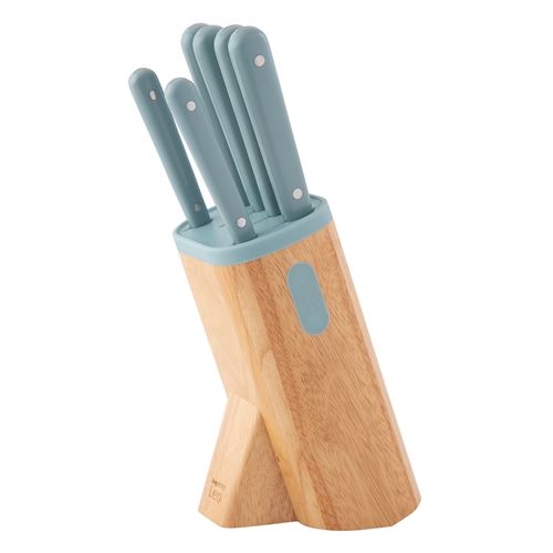 BergHOFF Ensemble de 7 blocs de couteaux Slate - Leo