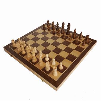 Echequier pliant ECHIQUIER PLIANT 38CM WILSON JEUX Bois Multicolore
