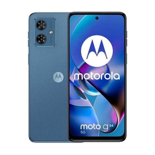 Smartphone Motorola G54 bleu RAM 4 Go stockage 128 Go
