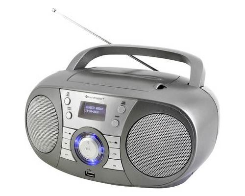 soundmaster SCD1800TI Radio-lecteur CD DAB+ FM AUX Bluetooth CD DAB+ FM USB gris