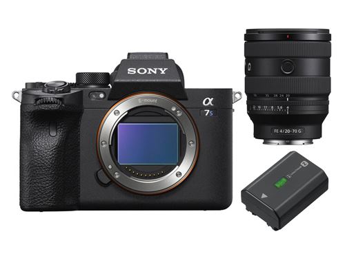 Boîtier Noir Sony Alpha A7S III FE 20-70 mm F4 G + Batterie rechargeable Sony NP-FZ100 série Z