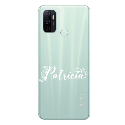 Topme Coque En Silicone Pour Oppo A73 5G (6.5" Inches), [ Etui Housse De Téléphone De Style Bord Doré] - Blanc